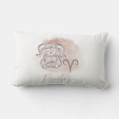 Aires Monogram Lumbar Pillow Kussen (Achterkant)