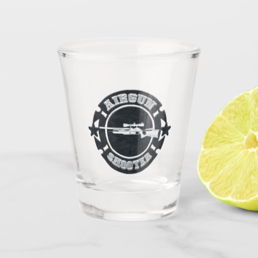 Airgun-schutter Shot Glas (Voorkant)