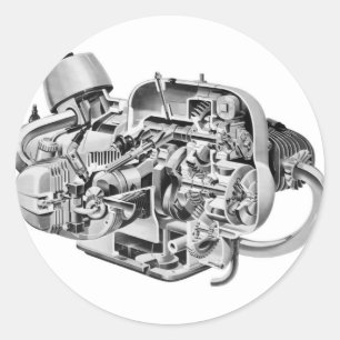 Airhead Cutaway Ronde Sticker