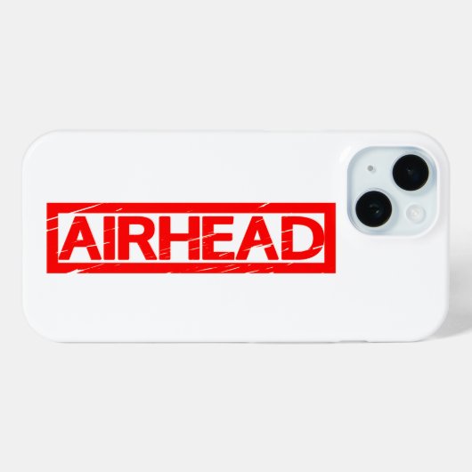 Airhead Stamp Case-Mate iPhone Case (Achterkant (horizontaal))