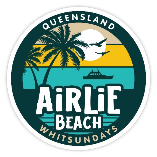 Airlie Beach, Queensland Australië Sticker