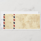 Airline Boarding Pass Ticket Weddenschap Kaart (Achterkant)