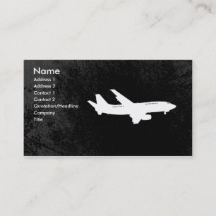 Airline Business Card-sjabloon Visitekaartje