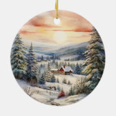 Airline Pilot First Christmas Personalized Keramisch Ornament (Achterkant)