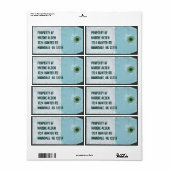 Airline Style Label (Full Sheet)