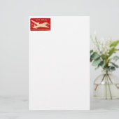  Airmail Briefpapier (Staand voorkant)