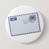 Airmail Envelope Button (Voorkant)