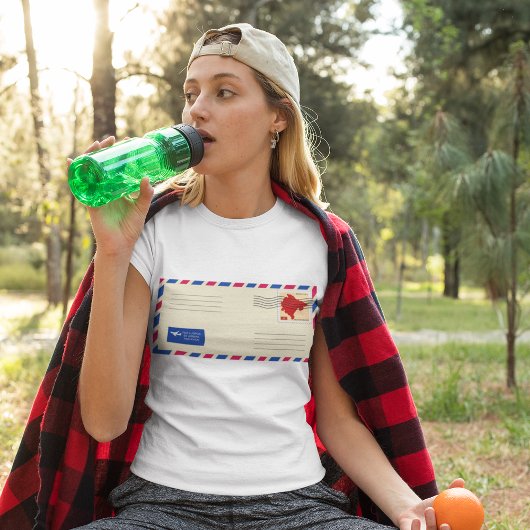 Airmail Envelope Womens T-Shirt