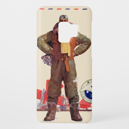 Airmail Pilot Case-Mate Samsung Galaxy Hoesje (Achterkant)