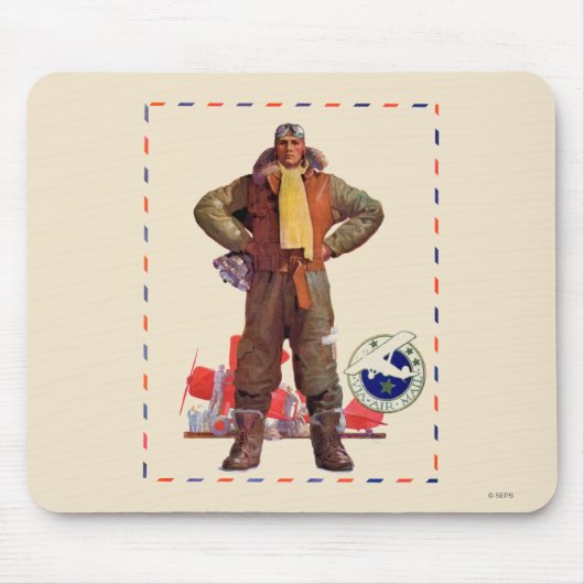 Airmail Pilot Muismat (Voorkant)