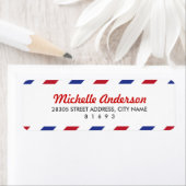 Airmail Return Address Labels (Insitu)