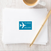 Airmail sticker, effect etiket (Insitu)