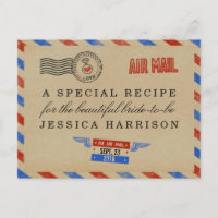  Airmail Vrijgezellenfeest Recept Kaarten
