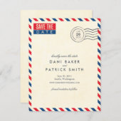 Airmail Wedding Save the Date (Voorkant / Achterkant)