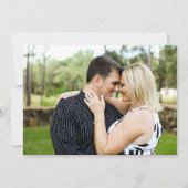  Airmail Wedding sparen de foto van de Datum Save The Date (Achterkant)