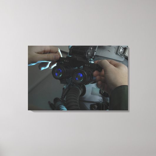 Airman past de eyespan aan canvas afdruk (Voorkant)