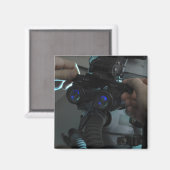 Airman past de eyespan aan magneet (Voorkant / Achterkant)