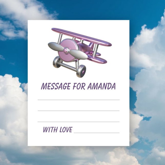 Airplane birthday time capsule message (Creator heeft geüpload)