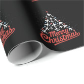 Airplane Christmas Tree Pilot Cadeaupapier (Rol Hoek)