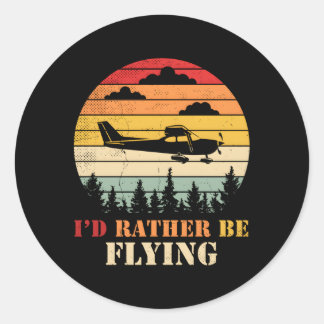 Airplane Decoration Aviation Decor Aviation Quotes Ronde Sticker