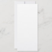 Airplane Wedding Ticket Invitation Kaart (Achterkant)