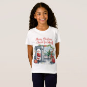 Airport Christmas themed T-shirt (Voorkant volledig)