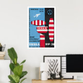 Airport Control Tower - Matchbox Print - Aesthetic (Thuiskantoor)