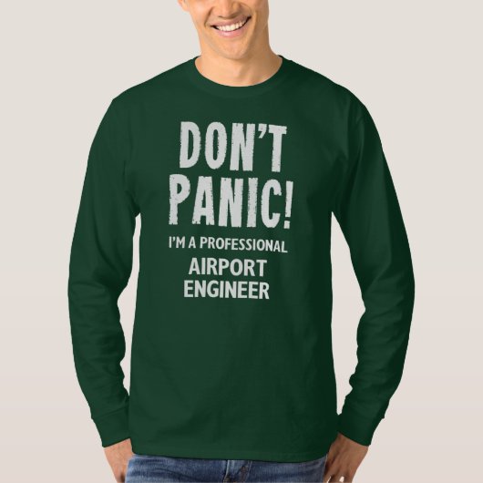 Airport Engineer T-shirt (Voorkant)