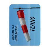 Airport Wind Sock Magnet Magneet (Verticaal)