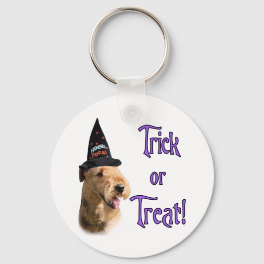 Airredale Terrier Trick Sleutelhanger (Voorkant)