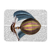 AirShip met blauwe nagels Magneet (Horizontaal)