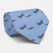 airshow f-16 & p-51 stropdas (Opgerold)