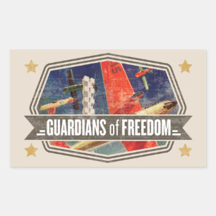 Airshow Rechthoekige Sticker