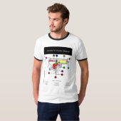 Airsoft Gearbox Diagram T-shirt (Voorkant volledig)