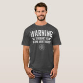 Airsoft Warning Outdoor Combat Pistool Gift T-shirt (Voorkant volledig)