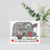 Airstream Briefkaart (Staand voorkant)