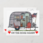 Airstream Briefkaart (Voorkant / Achterkant)