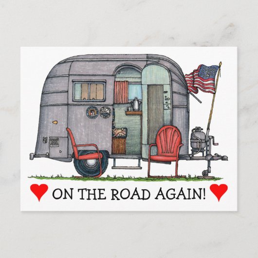 Airstream Briefkaart (Voorkant)