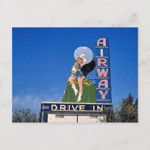 Airway Drive-In Theater, Saint Ann, Missouri Briefkaart