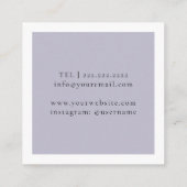 Airy and light visitekaartje (Achterkant)