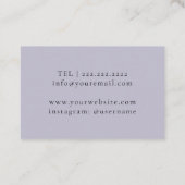 Airy and light visitekaartje (Achterkant)