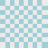 Airy Blue Checker Tile Sticker (Voorkant)