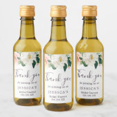 Airy Blush Mini Étiquettes bouteille de vin (Bouteilles)