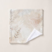 Airy Bohemian Botanical Floral String Art Design (Gant de toilette)