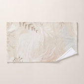 Airy Bohemian Botanical Floral String Art Design (Serviette à main)