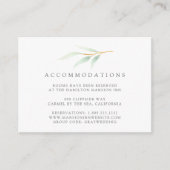 Airy Botanical Mariage Hotel Cartes d'Hébergement (Devant)