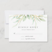 Airy Botanical RSVP Card (Voorkant)