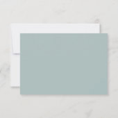 Airy Botanical RSVP Card Kaartje (Achterkant)