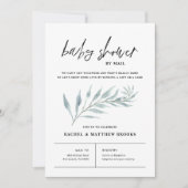 Airy Branch Baby shower per post Kaart (Voorkant)