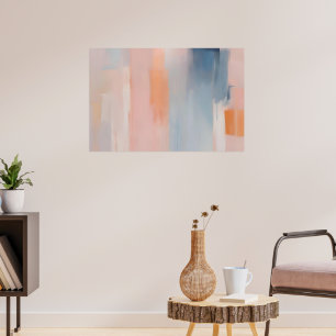 Airy Dawn Colours - Adem van de Dageraad   Abstrac Poster